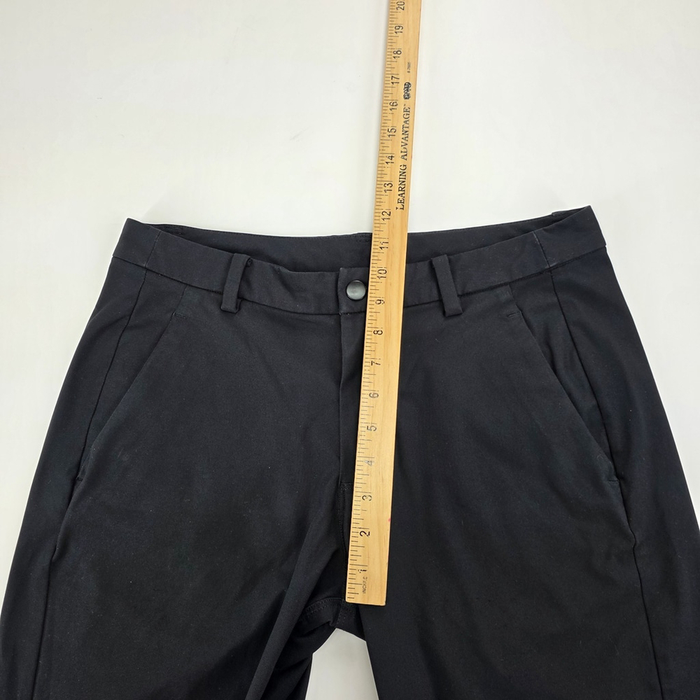 Lululemon ABC Short 9 Black Warpstreme Slim Fit Mens 32 Performance Golf Casual - Picture 6 of 9